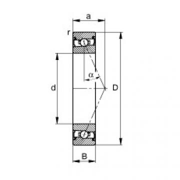 Rodamiento HSS7004-E-T-P4S FAG