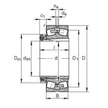 Rodamientos 23964-K-MB + H3964-HG FAG