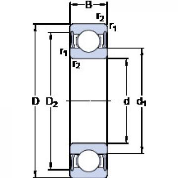 Rodamiento 6019-2RS1 SKF