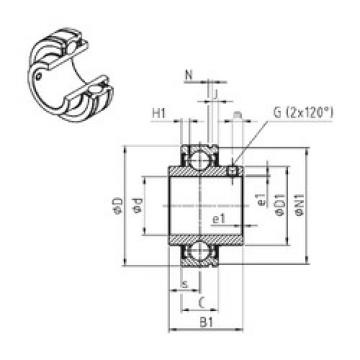 Rodamiento CUC209-26 SNR