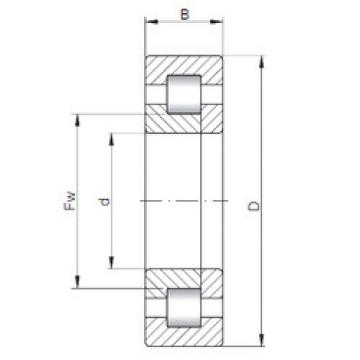 Rodamiento NUP2252 ISO