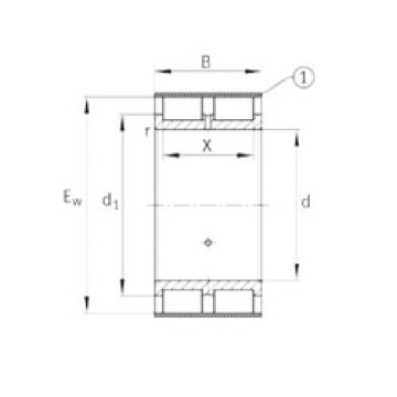 Rodamiento RSL185036-A INA