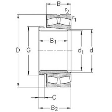 Rodamientos 239/670-K-MB-W33+AH39/670 NKE