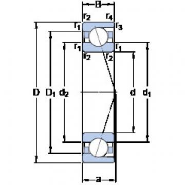 Rodamiento 7214 ACD/P4A SKF