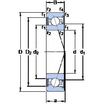 Rodamiento S7001 CE/HCP4A SKF