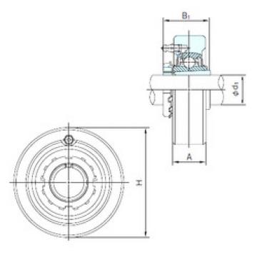 Rodamiento UKC305+H2305 NACHI