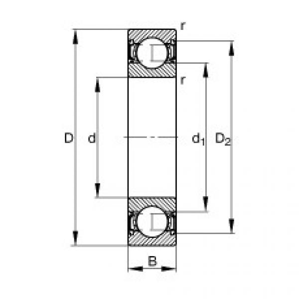 Rodamiento 62304-2RSR FAG #1 image