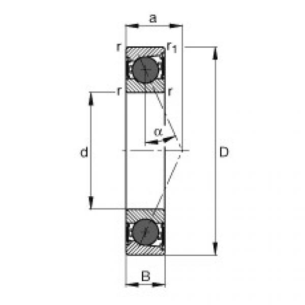 Rodamiento HCB7000-E-2RSD-T-P4S FAG #1 image