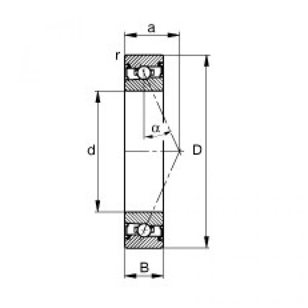 Rodamiento HSS7004-E-T-P4S FAG #1 image