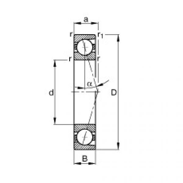 Rodamiento B7000-C-T-P4S FAG #1 image