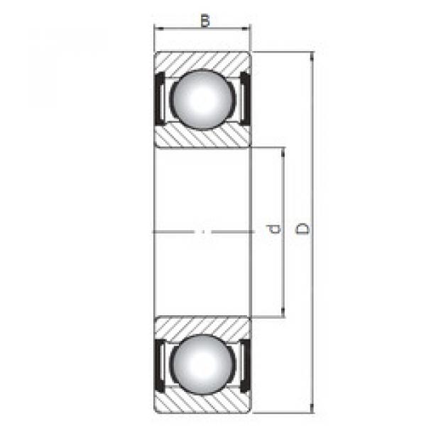 Rodamiento 6010 ZZ ISO #1 image