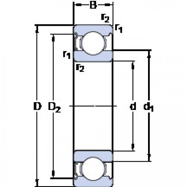 Rodamiento 6003-Z SKF #1 image