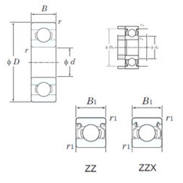 Rodamiento WML4010ZZ KOYO #1 image