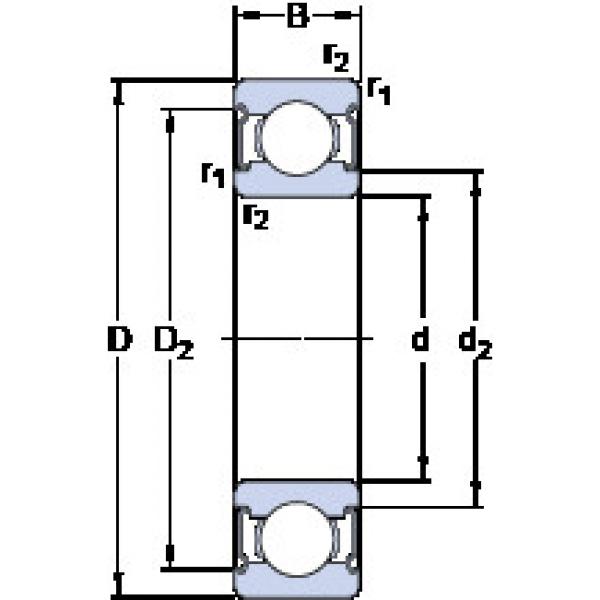 Rodamiento D/W RW4-2Z SKF #1 image