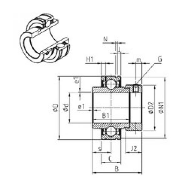 Rodamiento CEX204-12 SNR #1 image