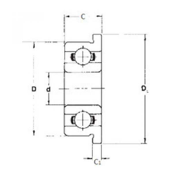 Rodamiento FR188 FBJ #1 image