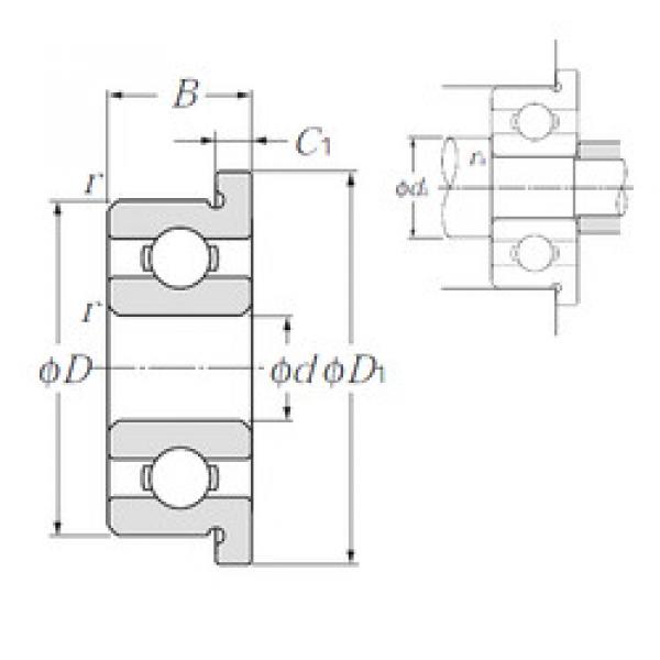 Rodamiento FLR2-5 NTN #1 image