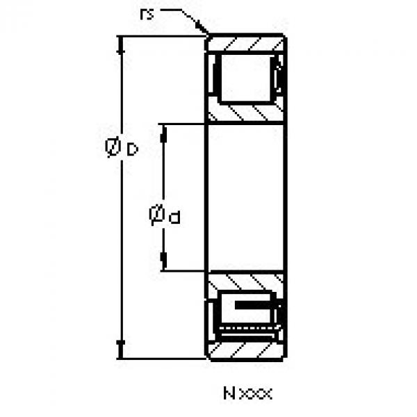 Rodamiento N208 AST #1 image