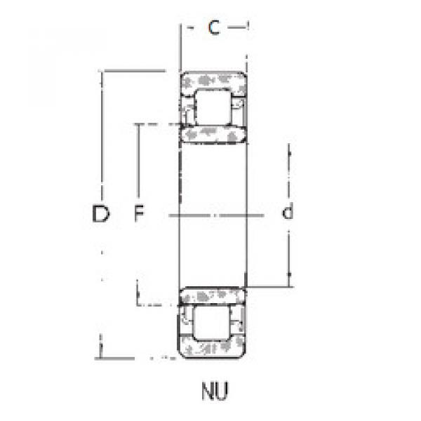 Rodamiento NU309 FBJ #1 image