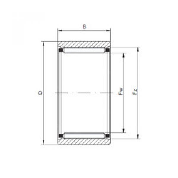 Rodamiento RNAO6x13x8 CX #1 image