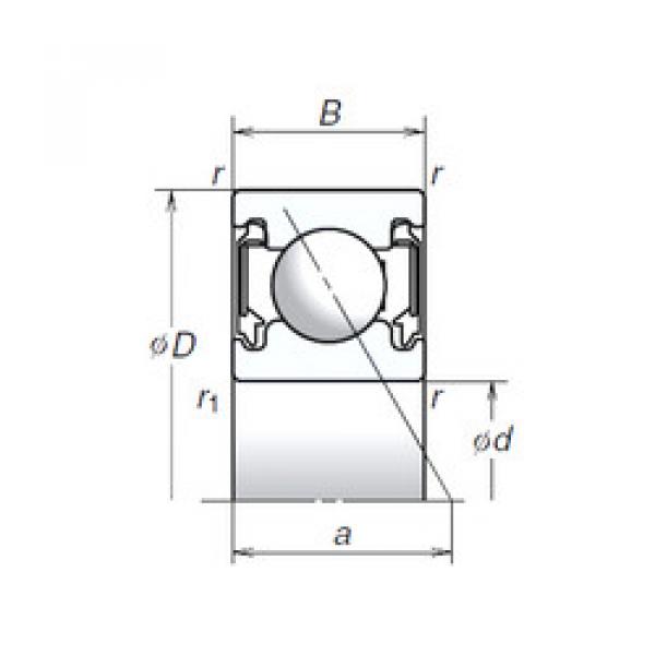 Rodamiento 8BSA10T1X NSK #1 image