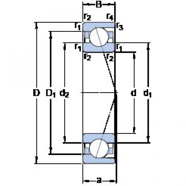 Rodamiento 7214 ACD/P4A SKF #1 image