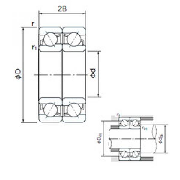 Rodamiento 7216CDF NACHI #1 image