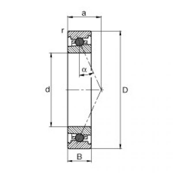 Rodamiento HC7001-E-T-P4S FAG #1 image