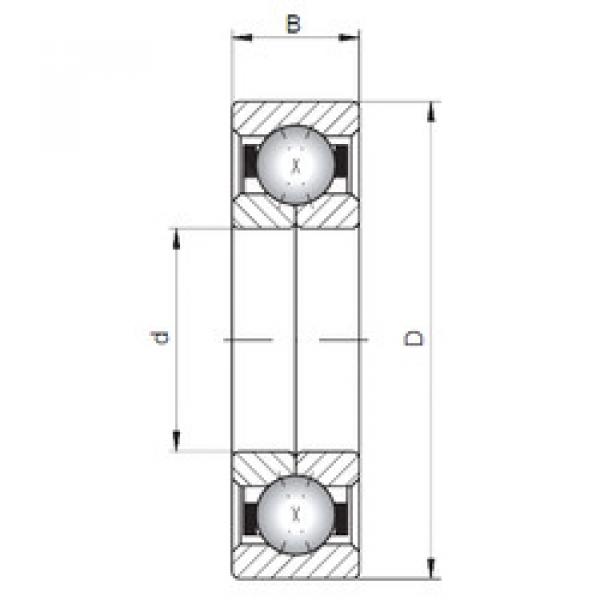 Rodamiento QJ1244 ISO #1 image