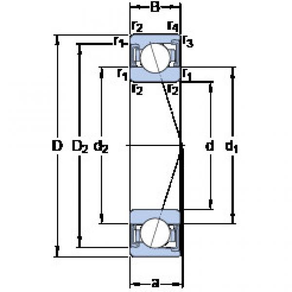 Rodamiento S71919 CD/P4A SKF #1 image