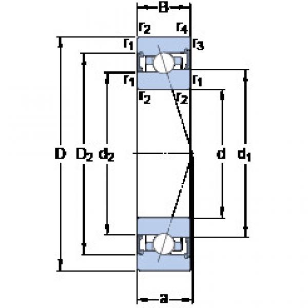 Rodamiento S7012 CB/HCP4A SKF #1 image