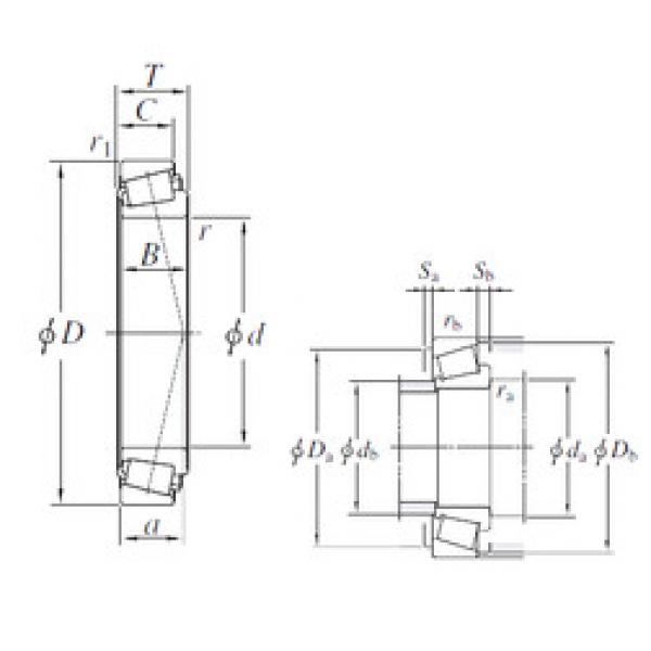 Rodamiento LL648449/LL648416 KOYO #1 image