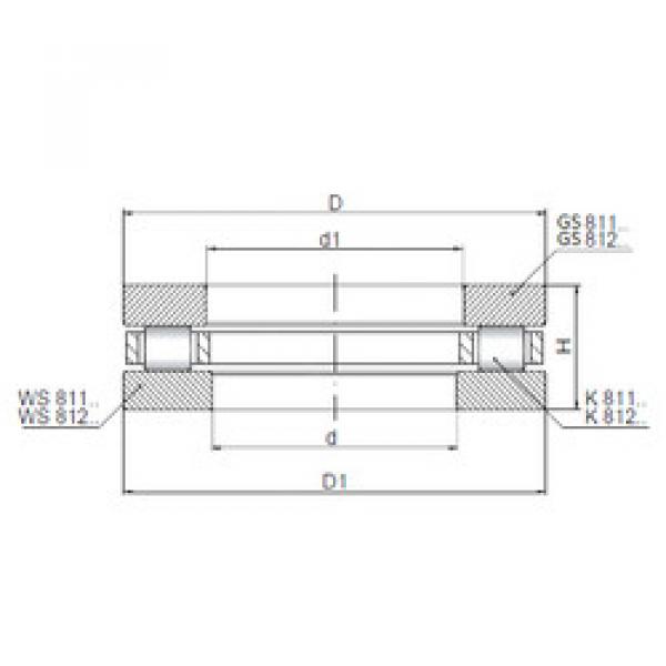 Rodamiento 81116 ISO #1 image