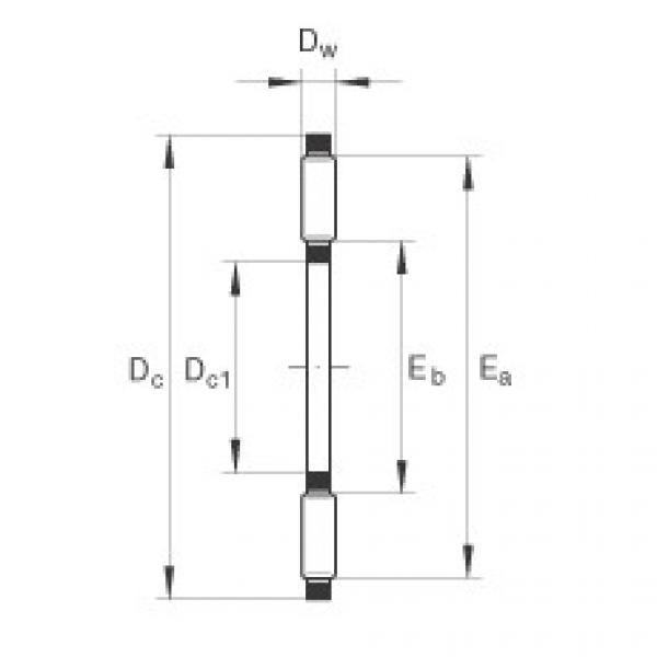 Rodamiento AXK2542 INA #1 image