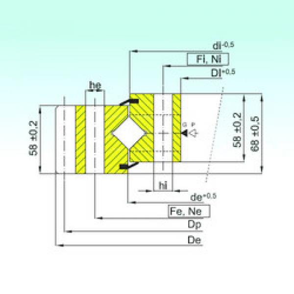 Rodamiento ER1.20.1904.400-1SPPN ISB #1 image