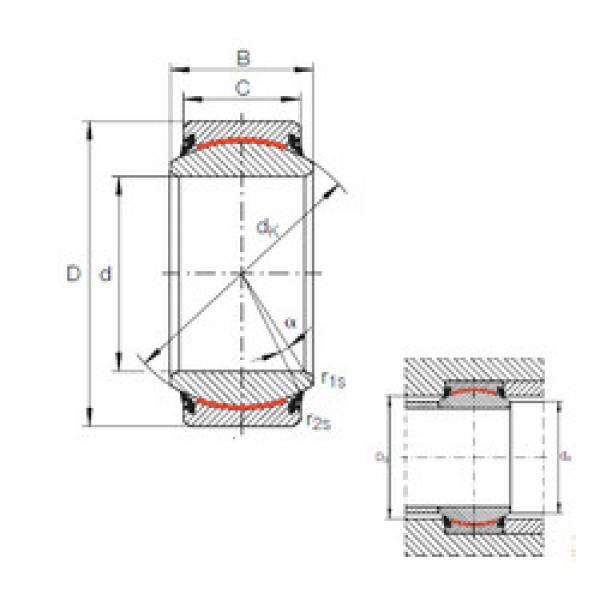 Rodamiento GE 60 UK-2RS INA #1 image