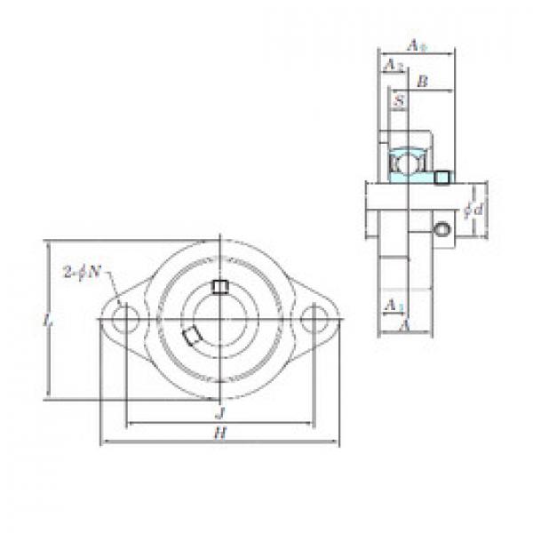 Rodamiento BLF206-18 KOYO #1 image