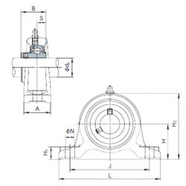 Rodamiento UCIP313 NACHI #1 image