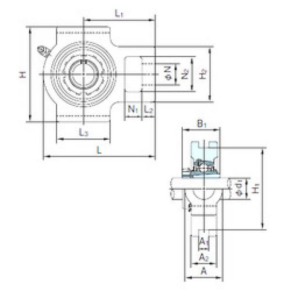 Rodamiento UKT206+H2306 NACHI #1 image