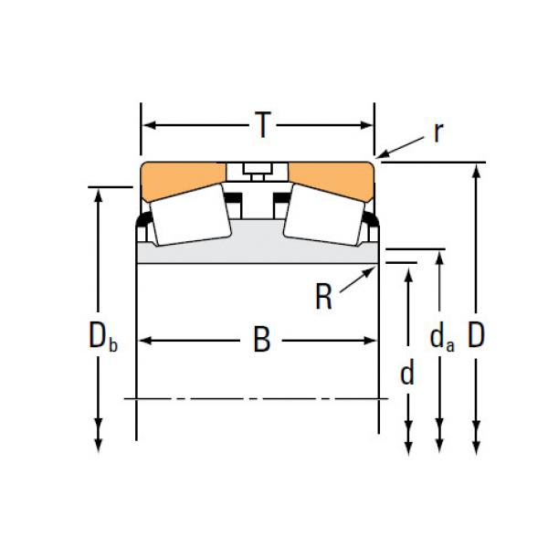 Bearing LM288949D LM288910 #1 image