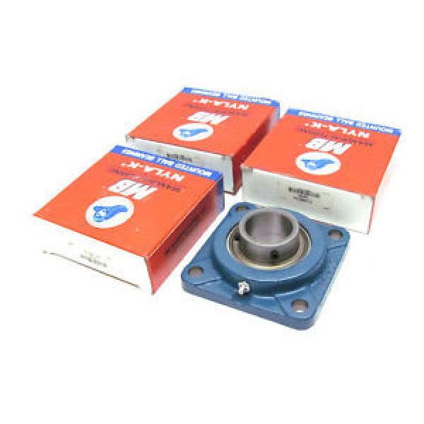 LOT OF 4 MB CENTRIK-LOK BALL BEARING/FLANGED UNITS #1 image